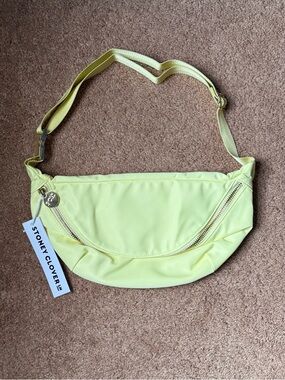 Stoney Clover Lane Lemon Yellow Crossbody Bag